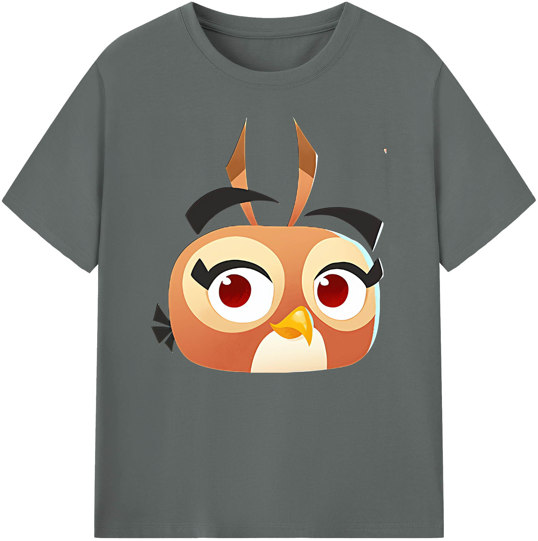 （画像用） Angry Birds アングリーバード 綿100％ メンズ半袖Tシャツ｜肌触りやわらか＆通気性